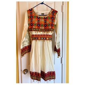 Embroidered traditional outfit